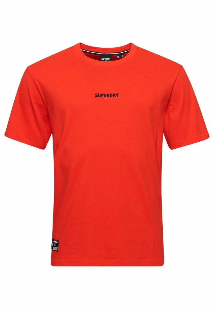 Superdry CODE MICRO - Print T-shirt - Bright Red 4 Superdry CODE MICRO - Print T-shirt - Bright Red - Image 4