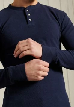 Superdry Long Sleeved Top - Nautical Navy -Superdry Shop f70ae8f9311e4208923d91d4c33fef0d