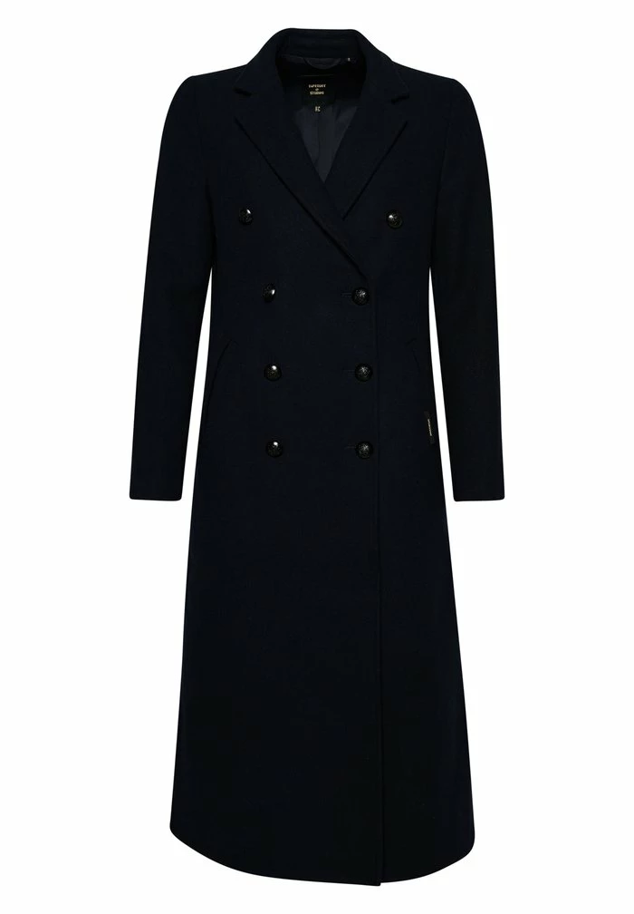 Superdry LONG MILITARY - Classic Coat - Eclipse Navy 7 Superdry LONG MILITARY - Classic Coat - Eclipse Navy - Image 7