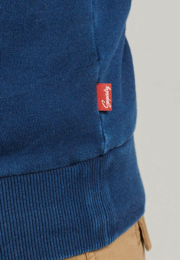 Superdry WALL SIGN - Sweatshirt - Malta Blue Indigo Wash 4 Superdry WALL SIGN - Sweatshirt - Malta Blue Indigo Wash - Image 4