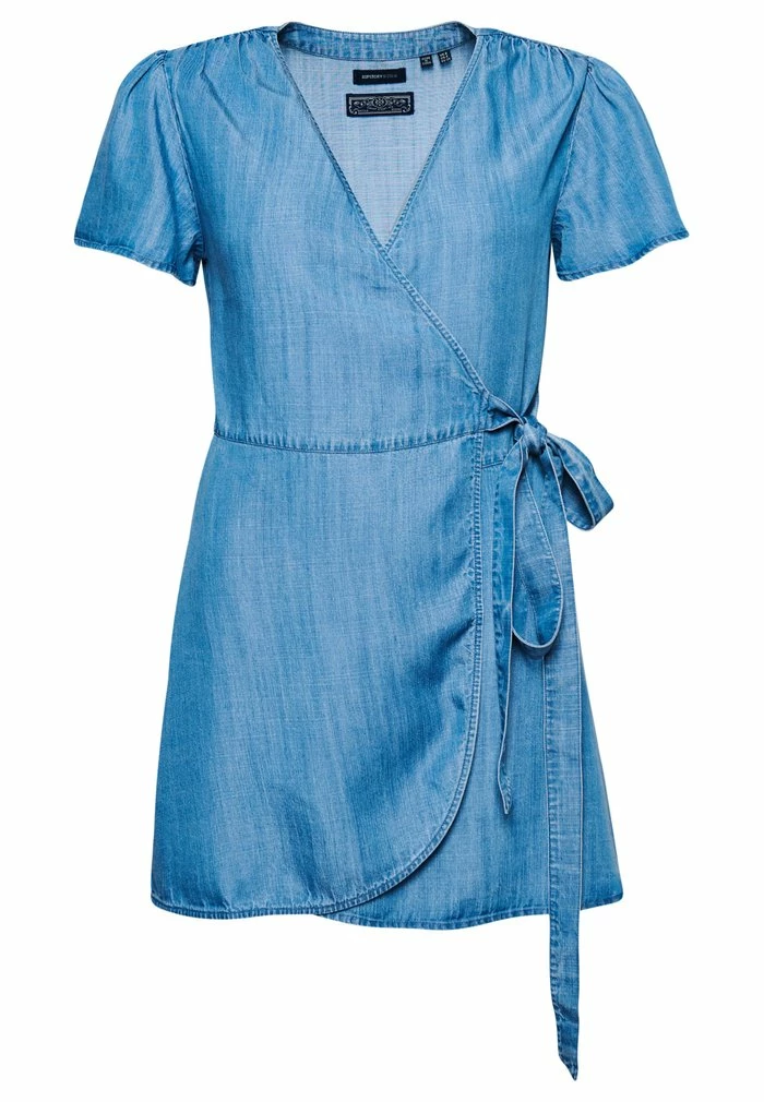 Superdry Denim Dress - Light Wash 5 Superdry Denim Dress - Light Wash - Image 5