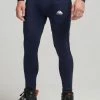 Superdry SPORT BASE LAYER - Leggings - Rich Navy