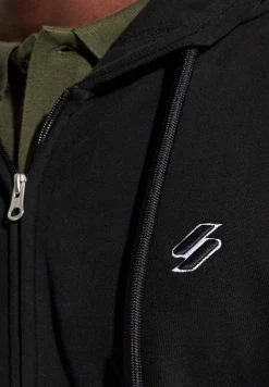 Superdry Zip-up Sweatshirt - Black -Superdry Shop f7b01bb72b274189ac39ef5e40d03d67