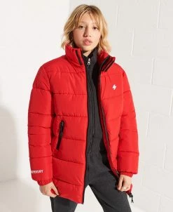 Superdry Winter Jacket - Risk Red