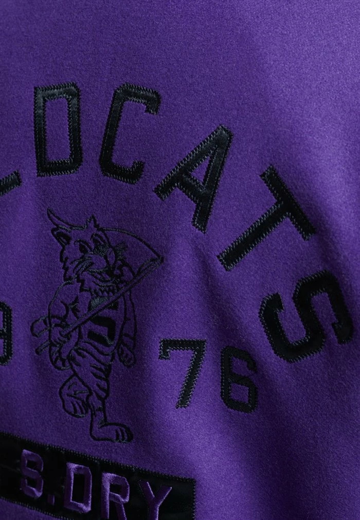 Superdry VINTAGE MIXED VARSITY - Light Jacket - Purple 6 Superdry VINTAGE MIXED VARSITY - Light Jacket - Purple - Image 6