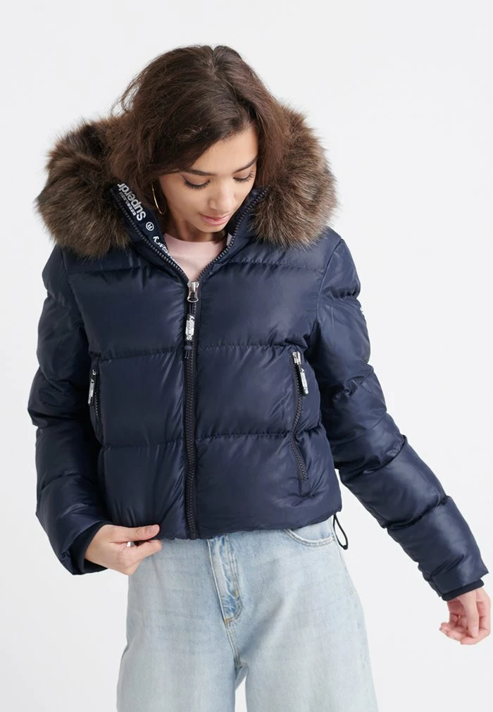 Superdry Winter Jacket - Navy 1 Superdry Winter Jacket - Navy