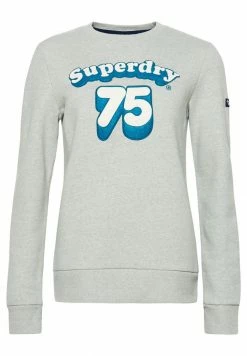 Superdry NOSTALGIA SCRIPT - Sweatshirt - Elm Snowy -Superdry Shop f82b63fad37244dea71c1e1c90662569