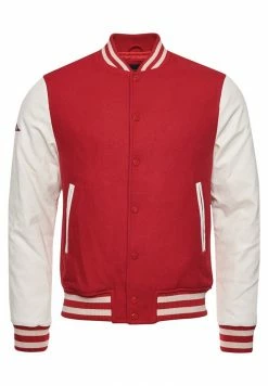 Superdry COLLEGE VARSITY - Bomber Jacket - Hike Red -Superdry Shop f8341194337a46e58670d5305d70e6d0