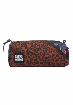 Superdry Pencil Case - Black Leopard
