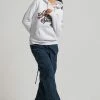 Superdry SCRIPT STYLE FLORAL - Hoodie - Ice Marl