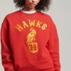 Superdry VINTAGE COLLEGIATE - Sweatshirt - Rebel Red