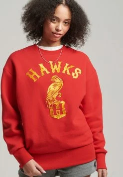 Superdry VINTAGE COLLEGIATE - Sweatshirt - Rebel Red