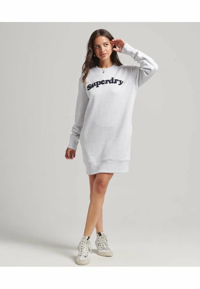 Superdry COOPER - Day Dress - Ice Marl 2 Superdry COOPER - Day Dress - Ice Marl - Image 2