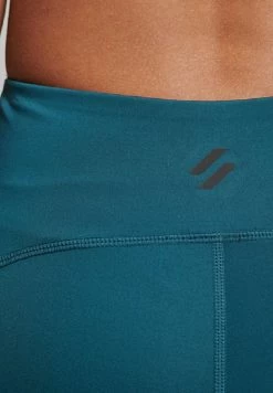 Superdry CORE FULL - Leggings - Deep Atlantic Teal -Superdry Shop f9709fd732ba4a059e6fb7fe9baaec31