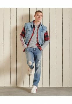 Superdry TRACK & FIELD LONG SLEEVE TOP - Long Sleeved Top - Glacier Grey Marl -Superdry Shop f970d01161674bc9b6cd9794d5835cb7