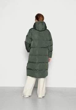 Superdry STUDIOS LONGLINE DUVET COAT - Winter Coat - Thyme -Superdry Shop f9c7b4459111453ca5f8efb7555cb926