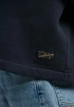 Superdry VINTAGE LOGO BOX FIT - Hoodie - Eclipse Navy -Superdry Shop fa0bcc36873b4e0d9c72cdd8e889e278