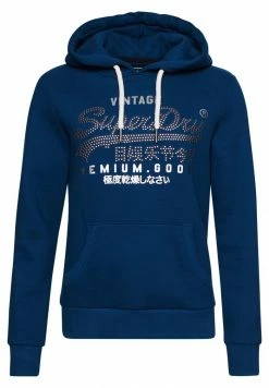 Superdry Hoodie - Blue Bottle -Superdry Shop fa14464d4d8946e7b4b7d252e3147002