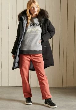 Superdry CORE LOGO RINGER - Sweatshirt - Athletic Grey Marl