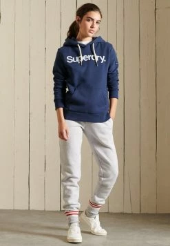 Superdry CORE LOGO - Hoodie - Nautical Navy