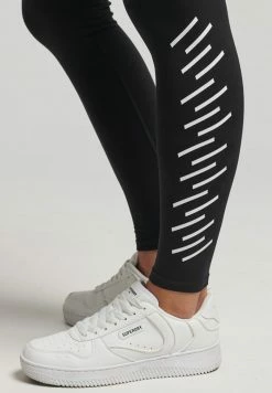 Superdry CORE HIGHWAIST - Leggings - Trousers - Black -Superdry Shop fa35dd12223d4e908243e48bd67c075d