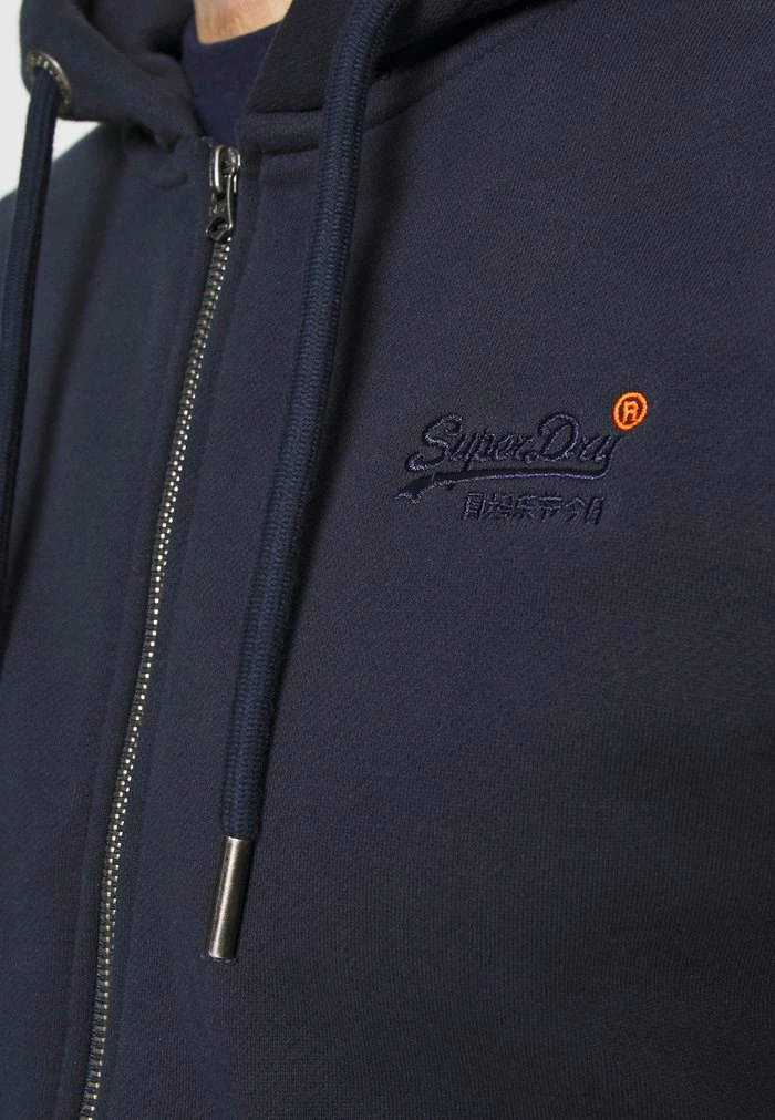 Superdry CLASSIC ZIPHOOD - Zip-up Sweatshirt - Rich Navy 5 Superdry CLASSIC ZIPHOOD - Zip-up Sweatshirt - Rich Navy - Image 5