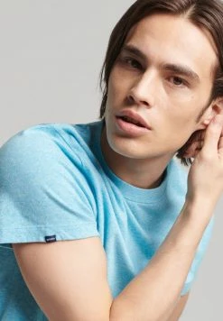 Superdry VINTAGE - Basic T-shirt - Turquoise Sea Grit -Superdry Shop fa7cfea5995a481cb6f1963703658ad8