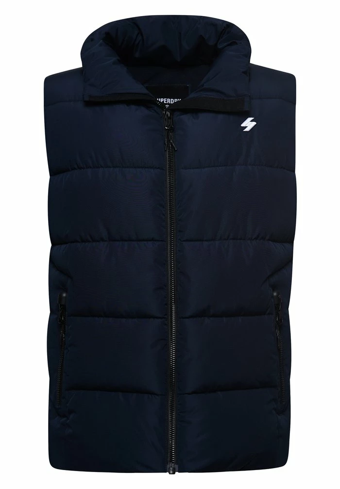 Superdry Waistcoat - Deep Navy 6 Superdry Waistcoat - Deep Navy - Image 6