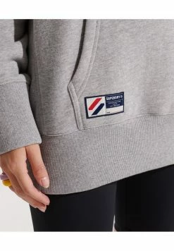 Superdry CODE APPLIQUE OVERSIZED - Sweatshirt - Grey Marl -Superdry Shop faaecdd4a5af45a1a06b6dd4ccf35acc