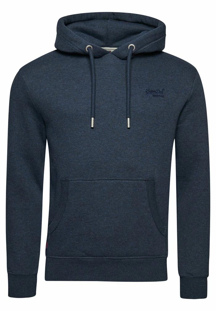 Superdry LOGO EMBROIDERED - Hoodie - Vintage Navy Marl 5 Superdry LOGO EMBROIDERED - Hoodie - Vintage Navy Marl - Image 5