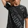 Superdry CORE - Print T-shirt - Black