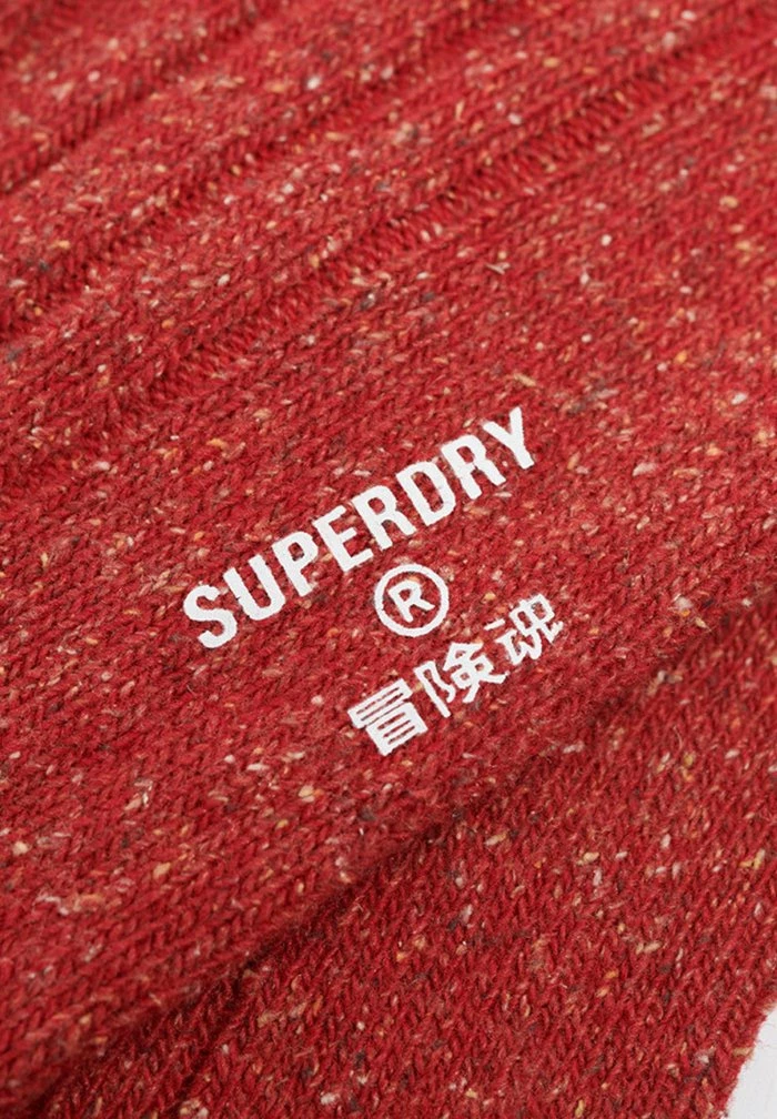 Superdry Socks - Scorched Red Neps 2 Superdry Socks - Scorched Red Neps - Image 2