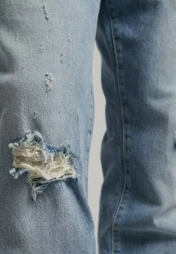 Superdry TAILORED - Straight Leg Jeans - Beak Beat Up Blue -Superdry Shop fbf58aa12e7244fea47a11c98084b403