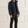 Superdry STUDIOS ALPINE - Down Coat - Navy Wool