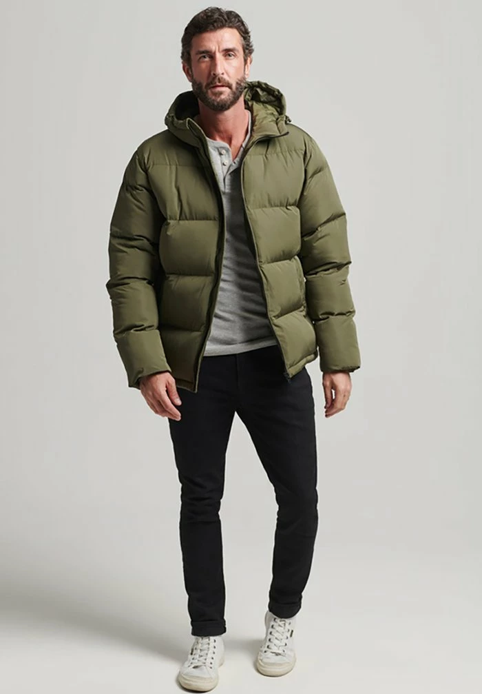 Superdry 2-2-T-5-02 - Winter Jacket - Washed Khaki 2 Superdry 2-2-T-5-02 - Winter Jacket - Washed Khaki - Image 2