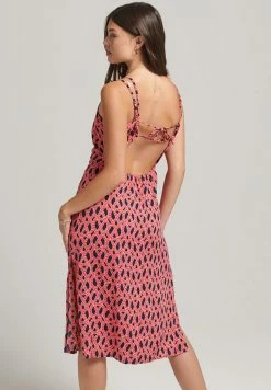 Superdry VINTAGE CAMI STRAPPY - Day Dress - Nautical Red Rope