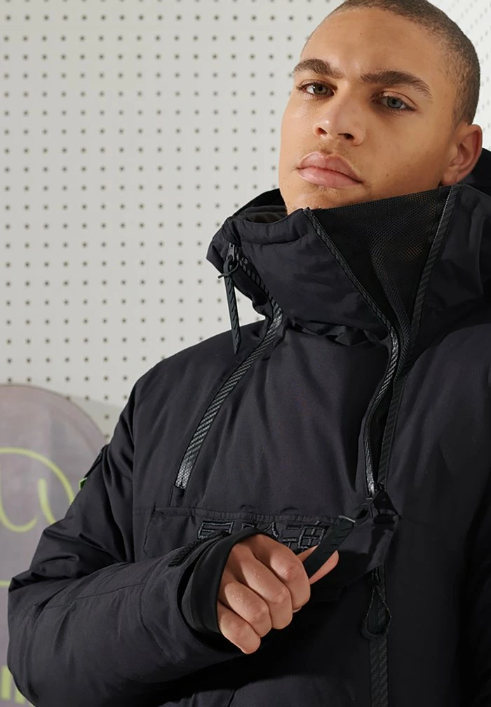 Superdry FREESTYLE OVERHEAD - Parka - Navy 3 Superdry FREESTYLE OVERHEAD - Parka - Navy - Image 3