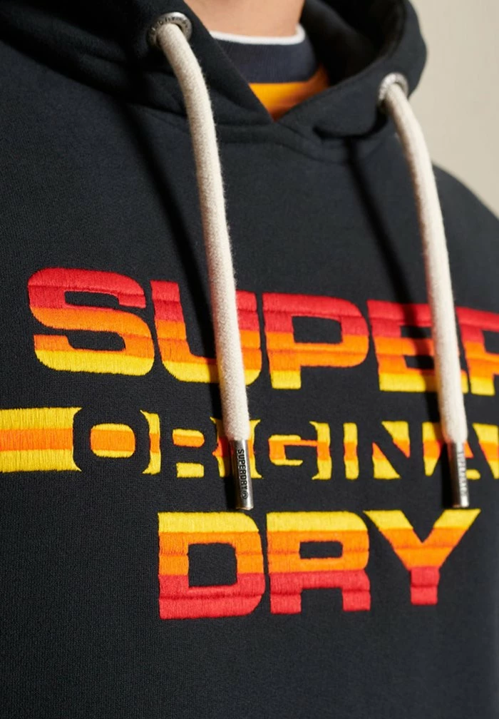 Superdry ORIGINAL FADE - Hoodie - Black 3 Superdry ORIGINAL FADE - Hoodie - Black - Image 3