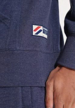 Superdry Hoodie - Princedom Blue Marl -Superdry Shop fc97d66d1b9d441aa8635fbd645244ce