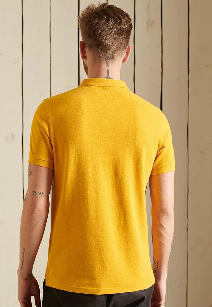 Superdry CLASSIC PIQUE - Polo Shirt - Turmeric Marl 3 Superdry CLASSIC PIQUE - Polo Shirt - Turmeric Marl - Image 3