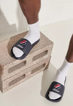 Superdry Pool Slides - Eclipse Navy