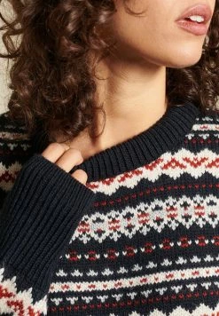 Superdry Jumper - Navy Fairisle -Superdry Shop fd46d41316ec467d97965db178bdb1cd