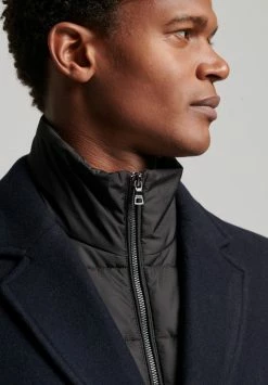 Superdry DETACHABLE LINING TOWN - Short Coat - Eclipse Navy -Superdry Shop fd56f27f3aee4991b90e84ecd8f5a4d0