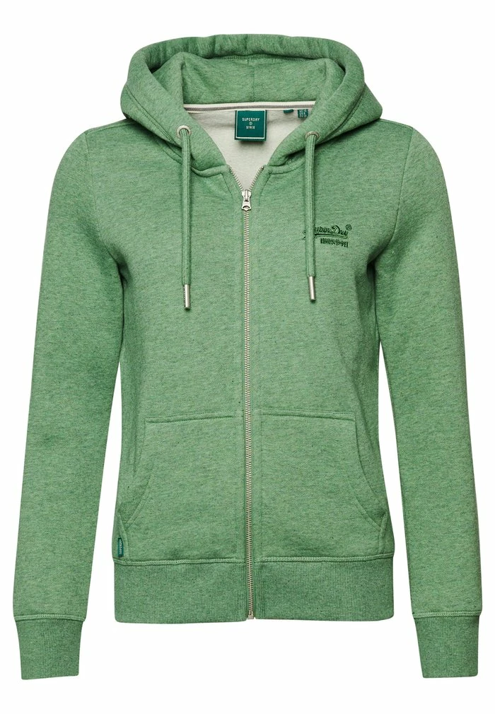 Superdry Zip-up Sweatshirt - Winter Mint Marl 5 Superdry Zip-up Sweatshirt - Winter Mint Marl - Image 5