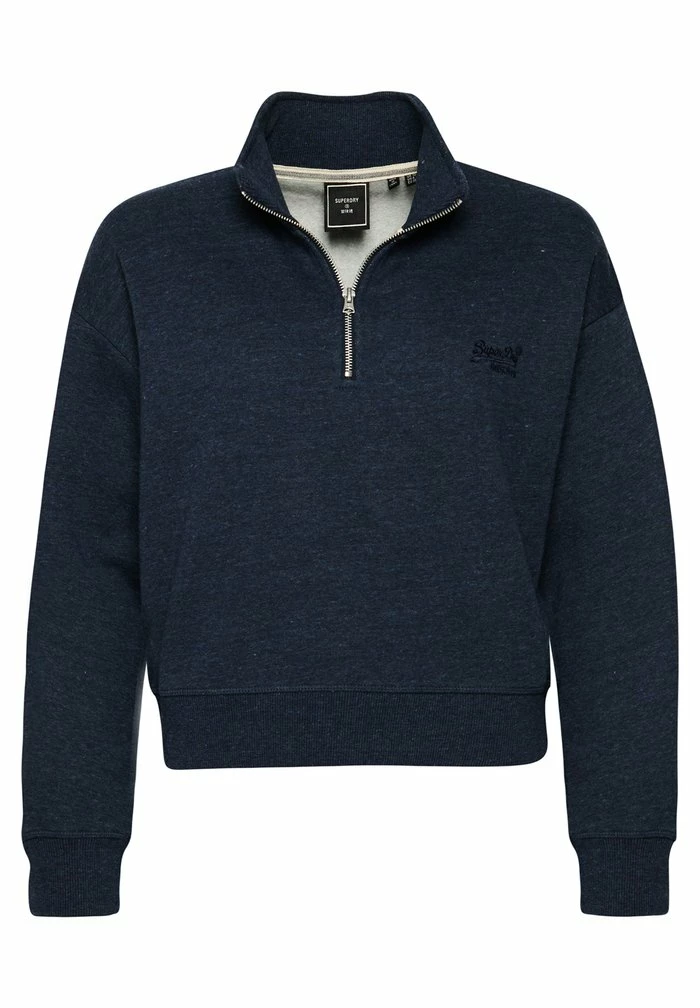 Superdry VINTAGE LOGO - Sweatshirt - Navy Marl 5 Superdry VINTAGE LOGO - Sweatshirt - Navy Marl - Image 5