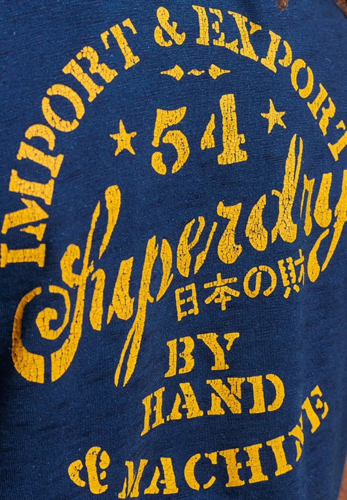 Superdry VINTAGE WALL SIGN - Print T-shirt - Hypo Indigo Wash Slub 3 Superdry VINTAGE WALL SIGN - Print T-shirt - Hypo Indigo Wash Slub - Image 3