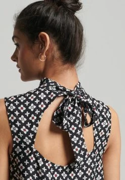 Superdry VINTAGE - Day Dress - Black Geo -Superdry Shop fdfc293d73394f4196e8b60043b5236e