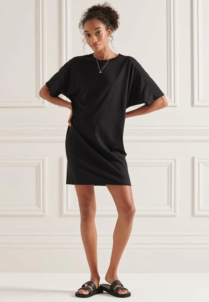 Superdry Jersey Dress - Black 1 Superdry Jersey Dress - Black