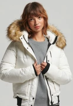 Superdry EVEREST - Winter Jacket - Ecru
