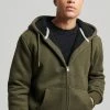 Superdry BORG - Zip-up Sweatshirt - Olive Marl